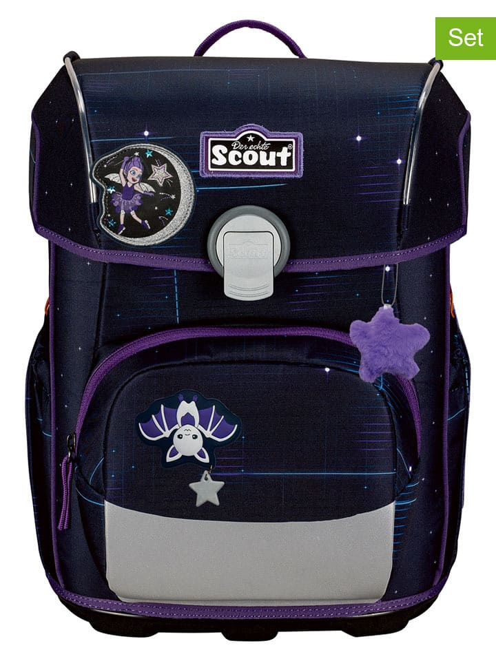 Scout 5-częściowy zestaw "Neo Set Safety Light - Spokey Starlight" w kolorze granatowym rozmiar: onesize