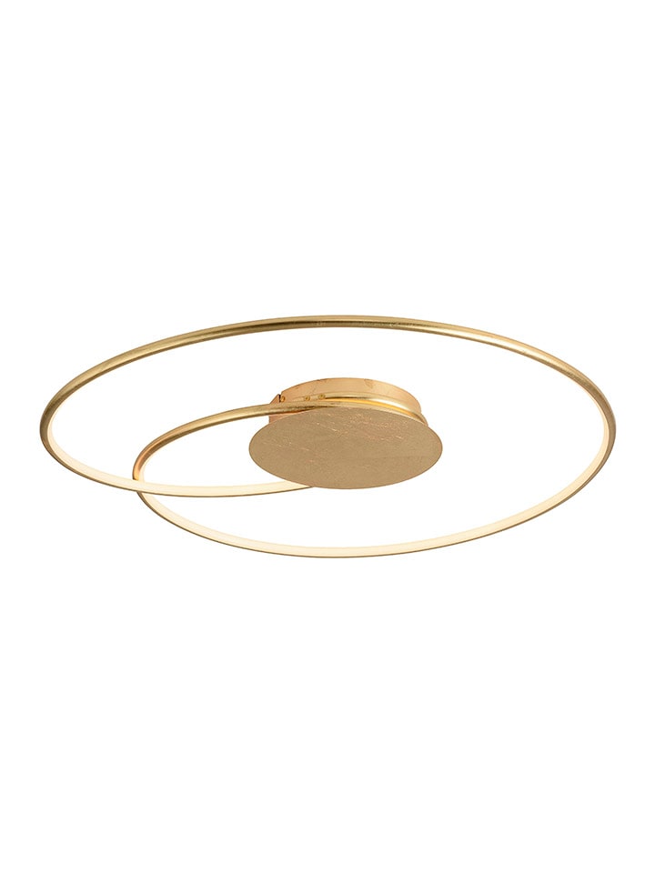 Paul Neuhaus Lampa sufitowa LED w kolorze złotym - Ø 65 cm rozmiar: onesize