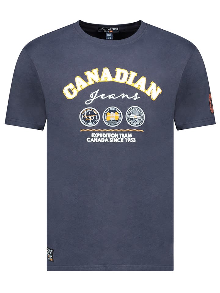 Canadian Peak Koszulka "Jedeak" w kolorze granatowym rozmiar: M