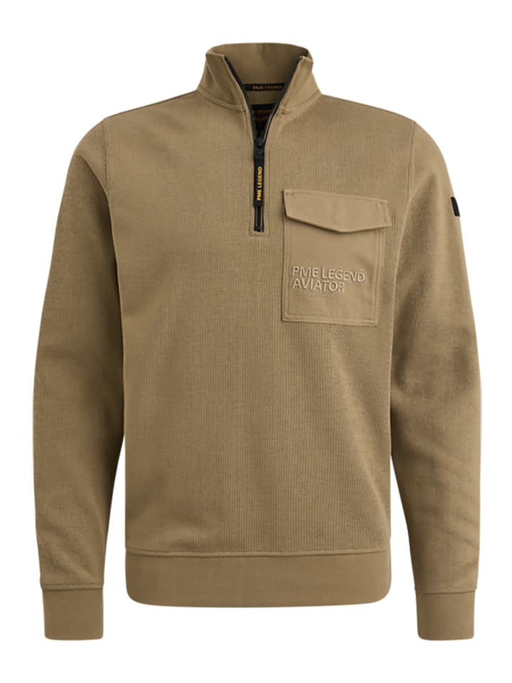 PME Legend Bluza w kolorze jasnobrązowym rozmiar: M