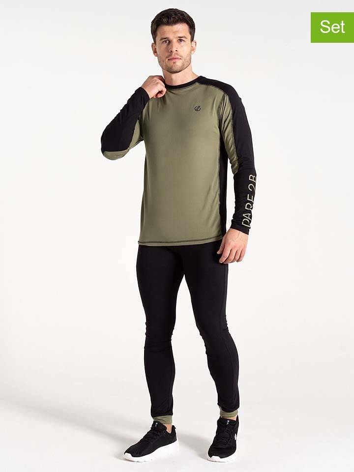 Dare 2b 2-częściowy zestaw funkcyjny "Exchange IV" w kolorze oliwkowo-czarnym rozmiar: S