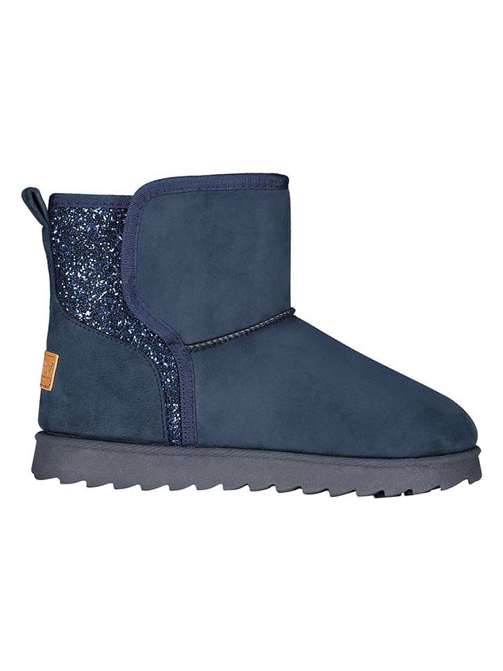 Geographical Norway Botki zimowe "Olga" w kolorze granatowym rozmiar: 39