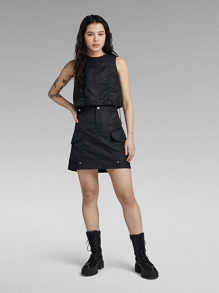 G-Star Spódnica w kolorze czarnym rozmiar: W24