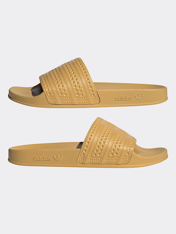 adidas Klapki w kolorze żółtym rozmiar: 42