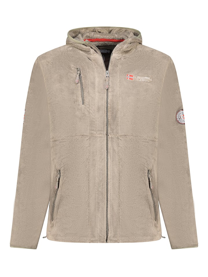 Geographical Norway Kurtka polarowa "Upload" w kolorze beżowym rozmiar: 176