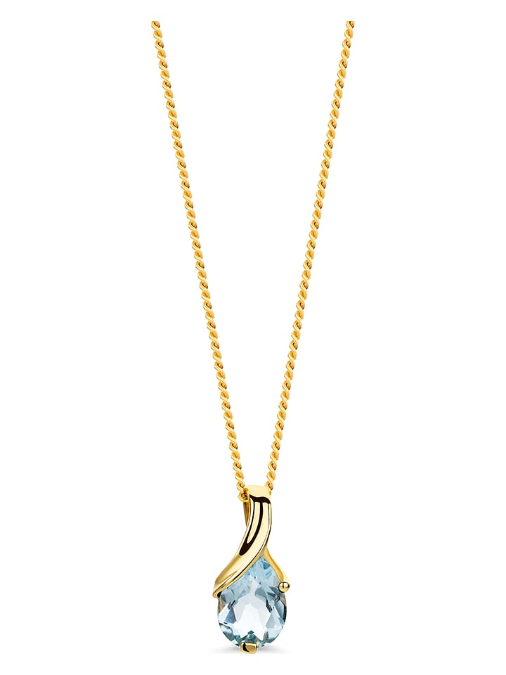 Diamant Exquis Złoty naszyjnik z zawieszką - dł. 45 cm rozmiar: onesize