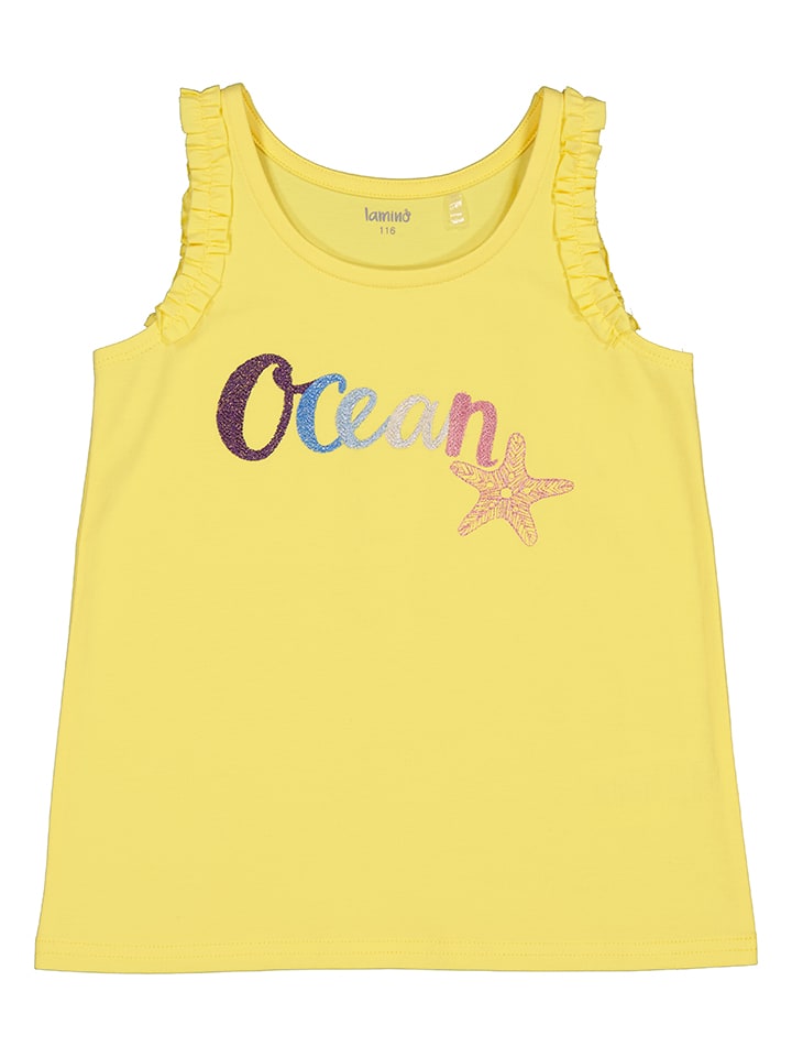 lamino Top w kolorze żółtym rozmiar: 104