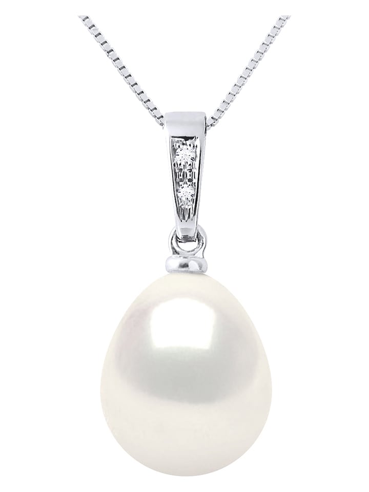 Mitzuko Złota zawieszka z diamentami i perłą rozmiar: onesize