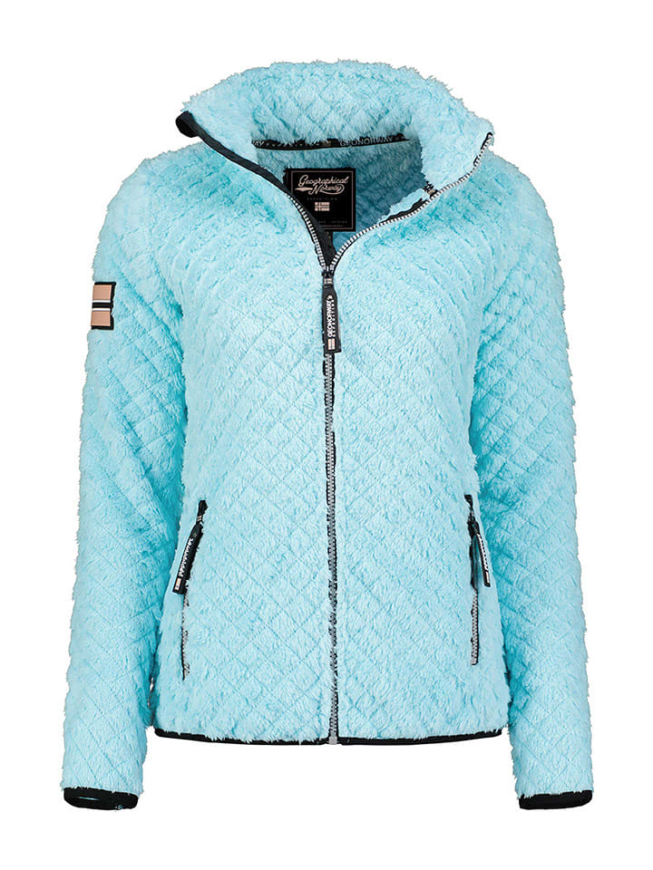 Geographical Norway Kurtka polarowa "Uparola" w kolorze błękitnym rozmiar: XXL