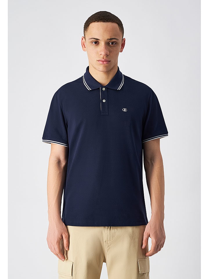 Champion Koszulka polo w kolorze granatowym rozmiar: M