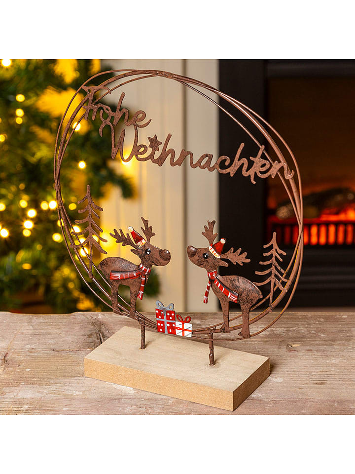 Hollybell Dekoracja w kolorze brązowym - 20 x 23 x 6 cm rozmiar: onesize