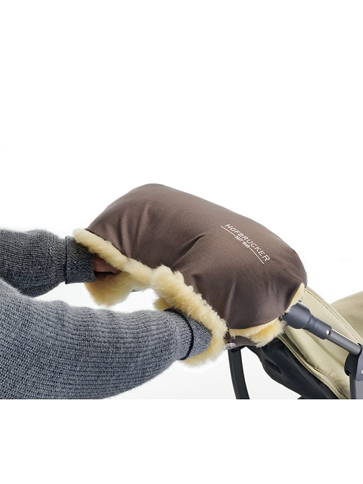 Hofbrucker Ocieplacz w kolorze brązowym do rąk - 55 x 24 cm rozmiar: onesize