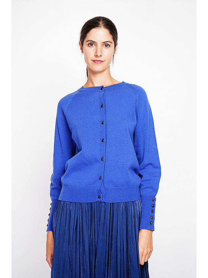 ASSUILI Kardigan w kolorze niebieskim rozmiar: 38