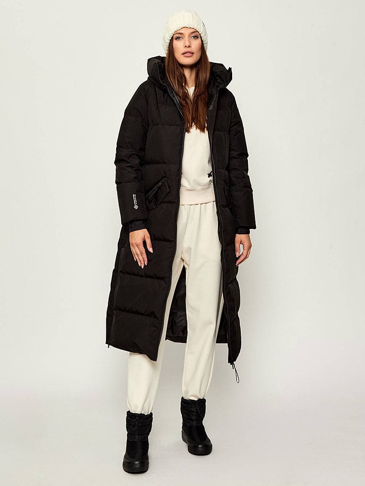 Woolrich Płaszcz puchowy "GTX" w kolorze czarnym rozmiar: S