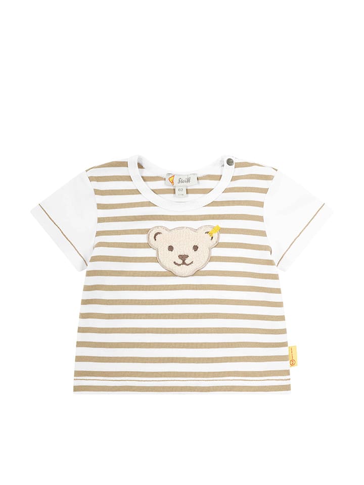 Steiff Koszulka w kolorze białym rozmiar: 74