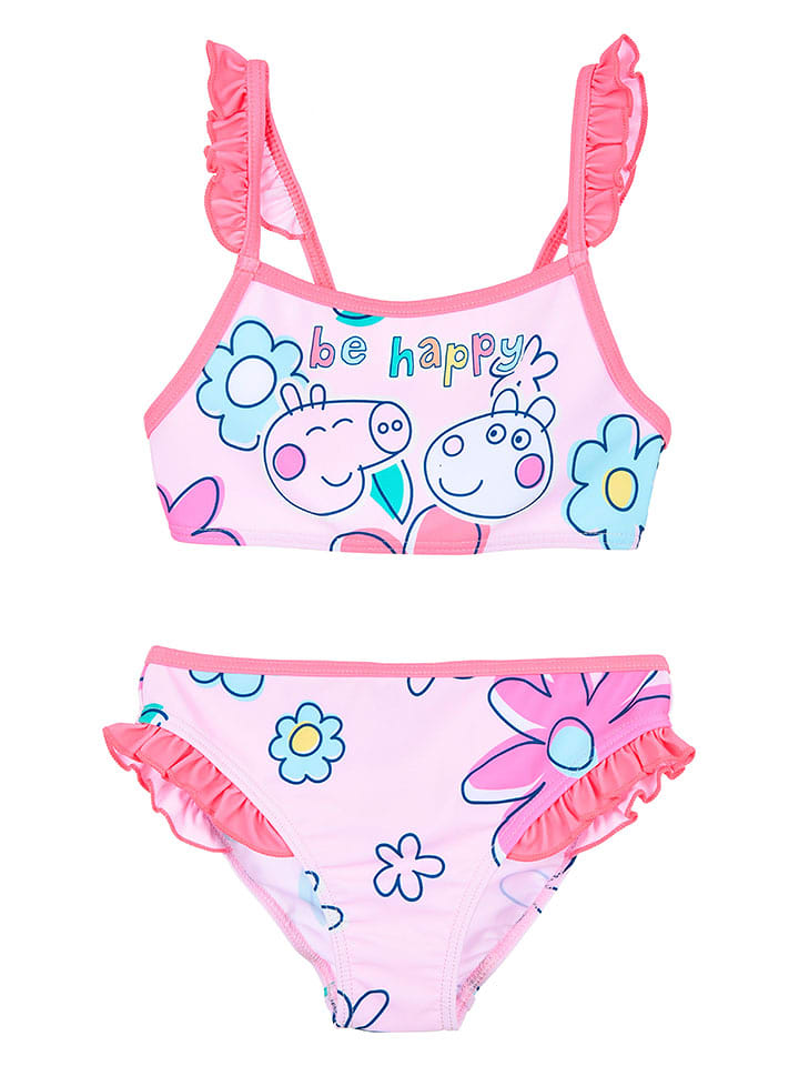 Peppa Pig Bikini "Świnka Peppa" w kolorze jasnoróżowym rozmiar: 104