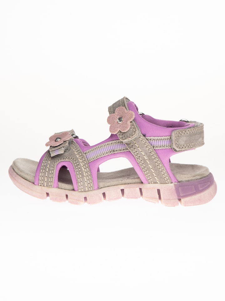 Ciao Skórzane sandały w kolorze szarym rozmiar: 28