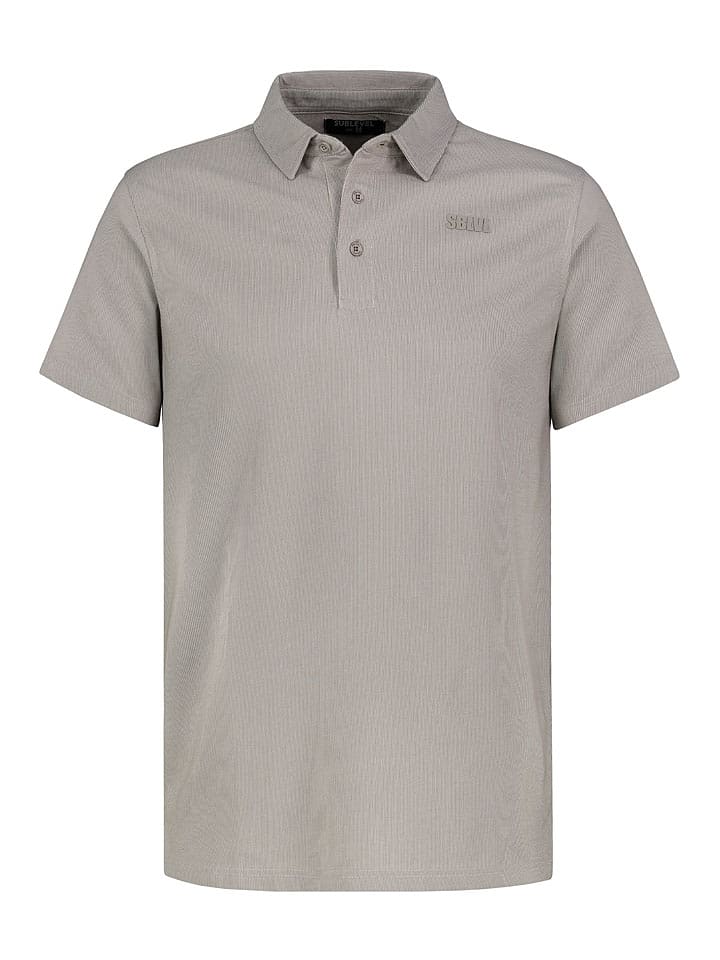 Authentic Style Koszulka polo w kolorze szarobrązowym rozmiar: S