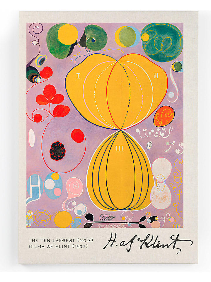 Madre Selva Druk artystyczny "Hilma Purple" - 40 x 60 cm rozmiar: onesize