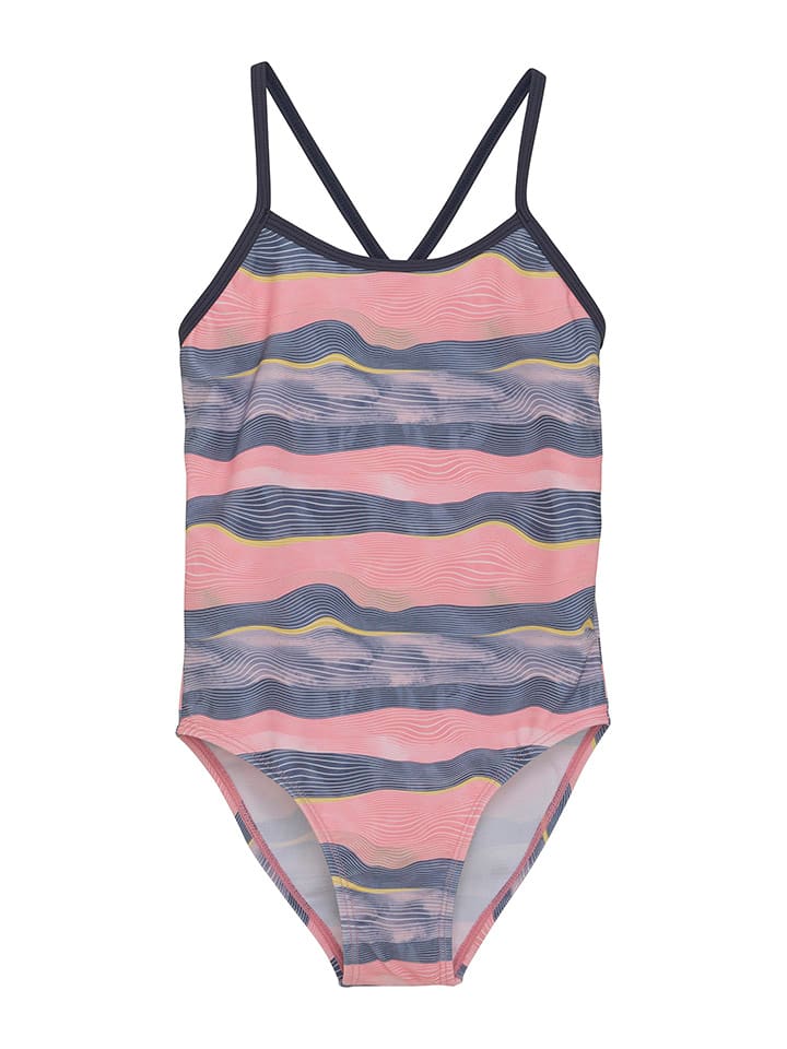 Color Kids Strój kąpielowy w kolorze granatowo-różowym rozmiar: 176