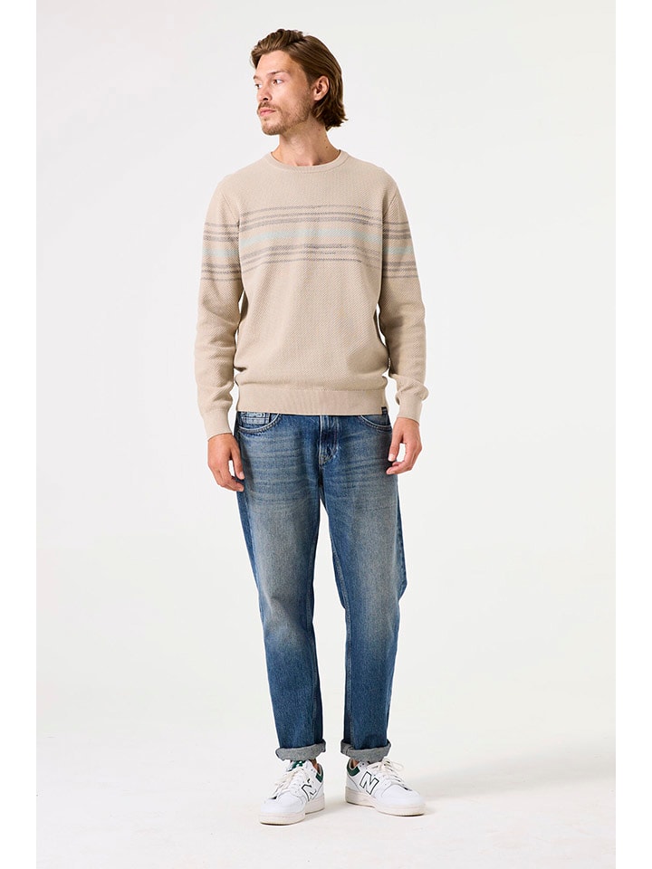 Garcia Sweter w kolorze beżowym rozmiar: L