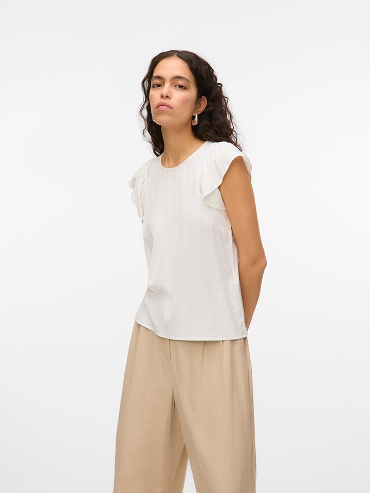 Vero Moda Koszulka w kolorze białym rozmiar: S