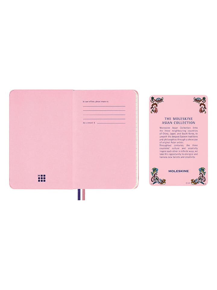 Moleskine Notatnik "Sakura" w kolorze jasnoróżowym - 9 x 14 cm rozmiar: onesize