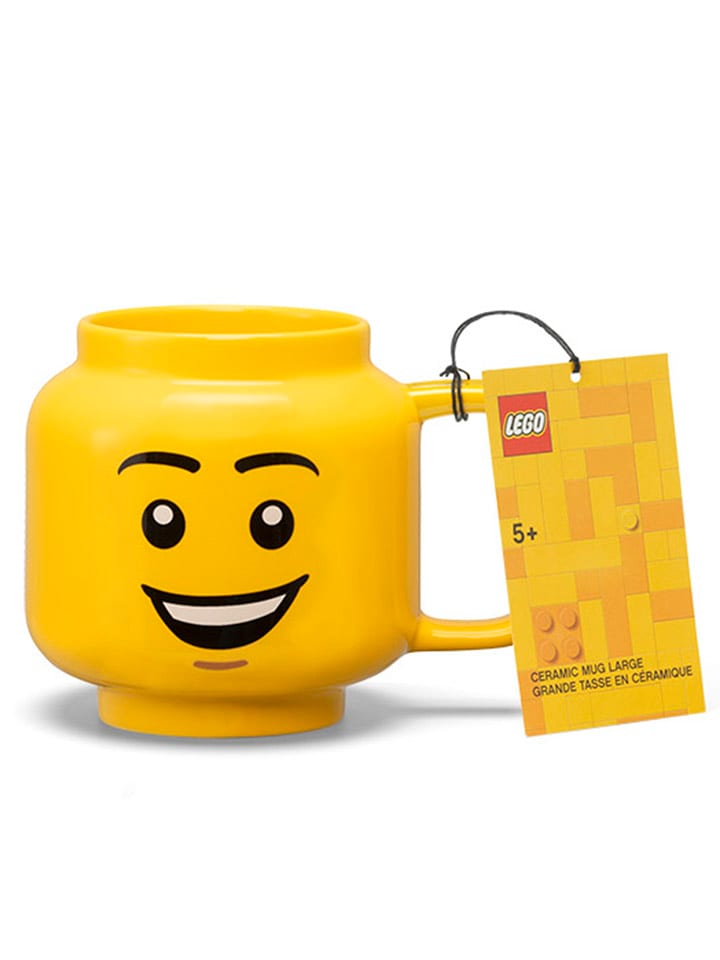 LEGO Kubek "Happy boy" w kolorze żółtym - 530 ml rozmiar: onesize