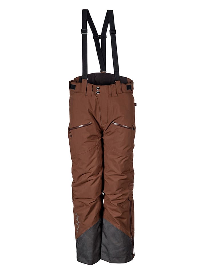 Isbjörn Spodnie narciarskie "Offpist" w kolorze brązowym rozmiar: 158/164