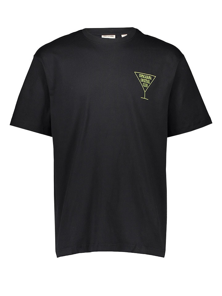 ONLY & SONS Koszulka w kolorze czarnym rozmiar: L