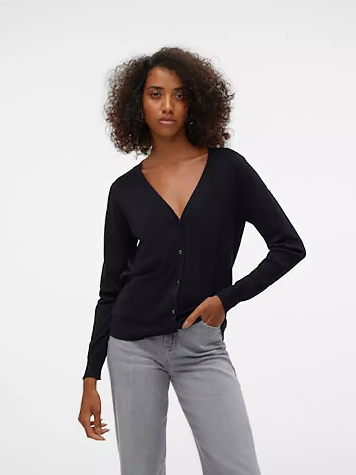 Vero Moda Kardigan w kolorze czarnym rozmiar: L