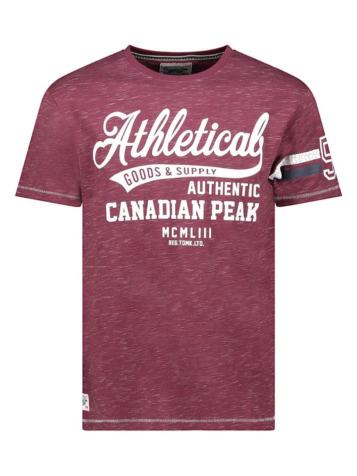 Canadian Peak Koszulka "Jortlabeak" w kolorze bordowym rozmiar: L
