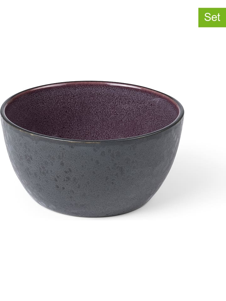 Bitz Miski (4 szt.) w kolorze fioletowo-czarnym - Ø 14 cm rozmiar: onesize