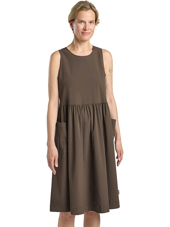 Jack Wolfskin Sukienka "Sioma" w kolorze khaki rozmiar: M