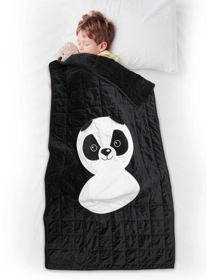 The Home Deco Kids Koc dziecięcy w kolorze czarnym - 150 x 110 cm rozmiar: onesize