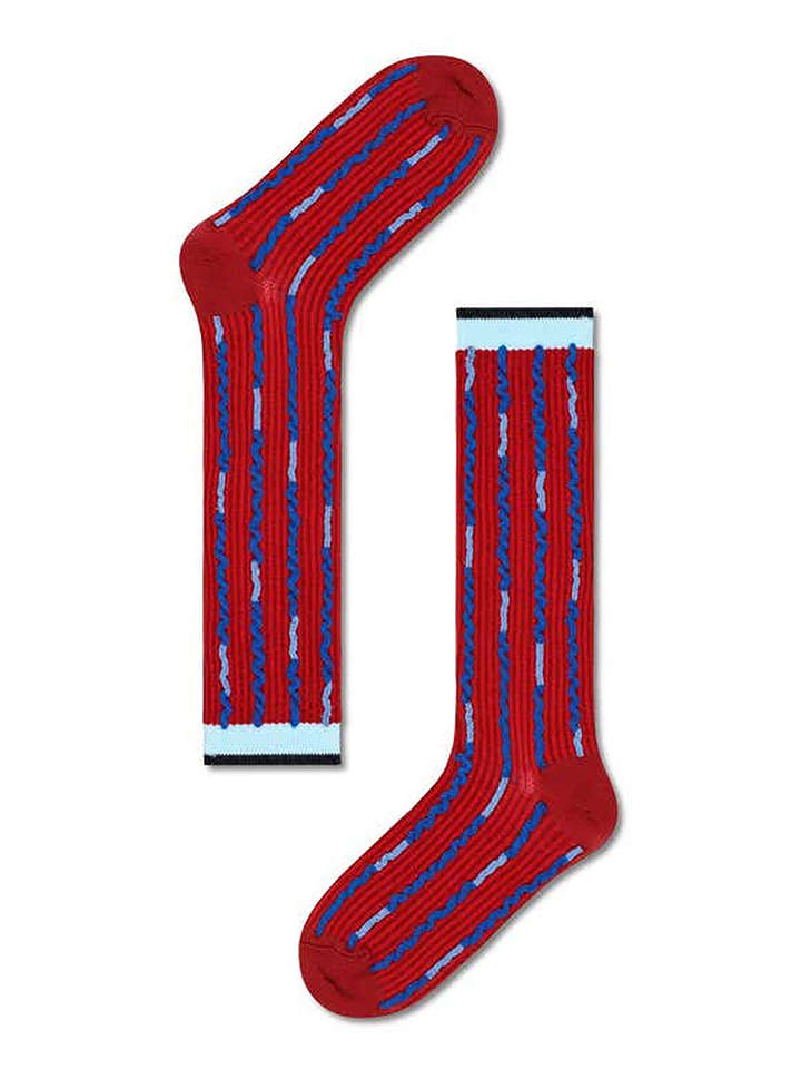 Happy Socks Skarpety "Eliza" w kolorze bordowo-niebieskim rozmiar: 39-41