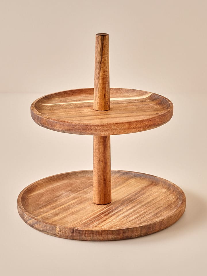 BELLA MAISON Etażerka "Elara" w kolorze brązowym - wys. 23 x Ø 23 cm rozmiar: onesize