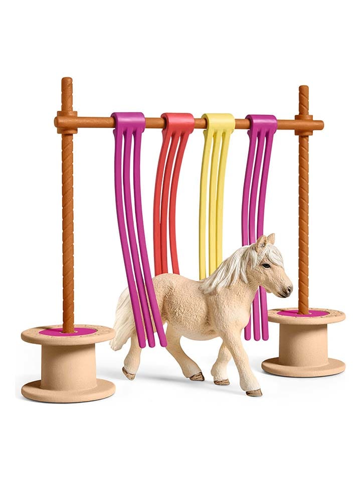 Schleich 2-częściowy zestaw "Pony curtain obstacle" do zabawy - 3+ rozmiar: onesize