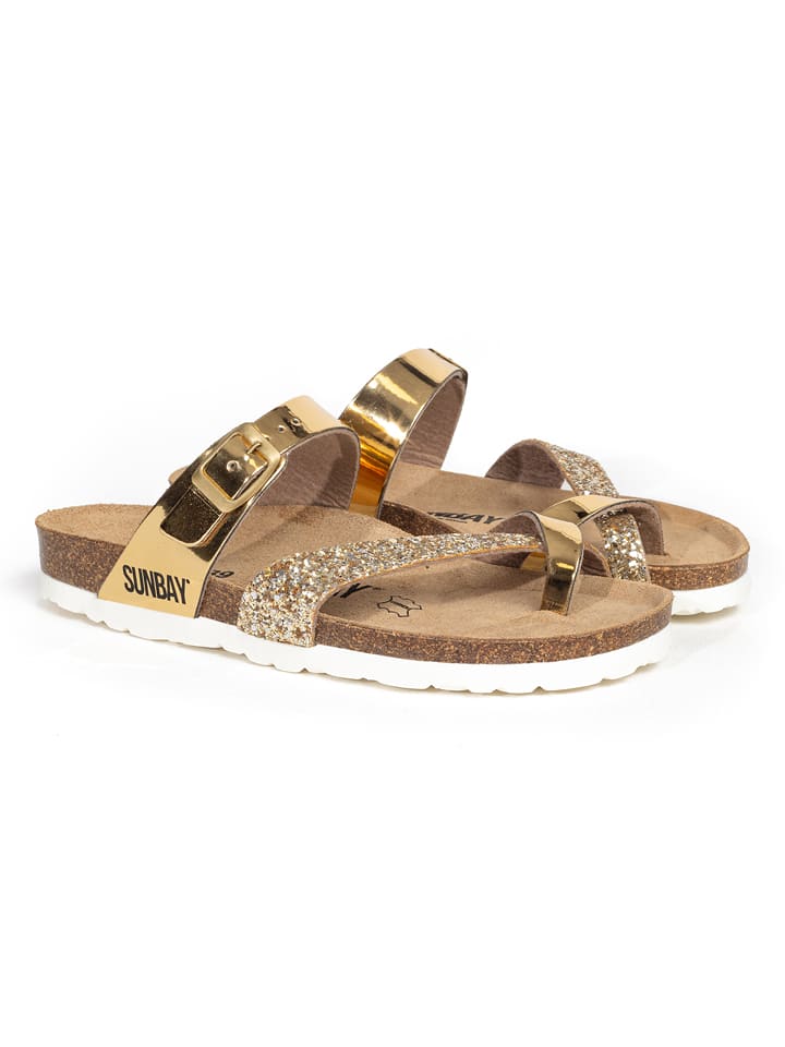 Sunbay Japonki "Tulipe" w kolorze złotym rozmiar: 41