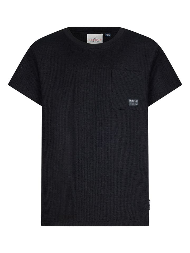 Retour Koszulka "Xavier" w kolorze czarnym rozmiar: 122/128