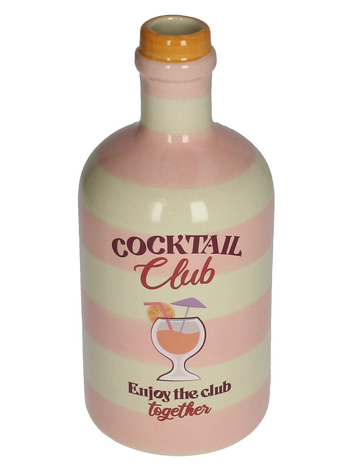Kersten Wazon "Cocktail" w kolorze beżowo-jasnoróżowym - wys. 21,5 x Ø 9,5 cm rozmiar: onesize