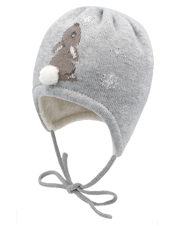 MaxiMo Czapka w kolorze szarym rozmiar: 39 cm