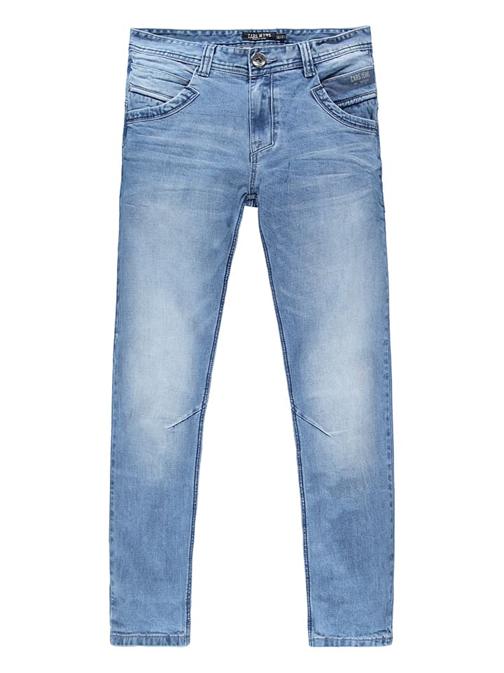 Cars Dżinsy "Blackstar" - Tapered fit - w kolorze niebieskim rozmiar: W40/L32