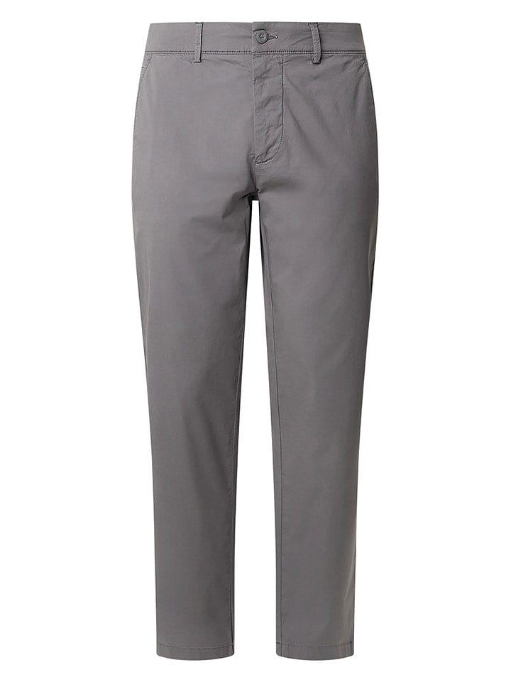 Pepe Jeans Spodnie chino "Poplin" w kolorze szarym rozmiar: W38