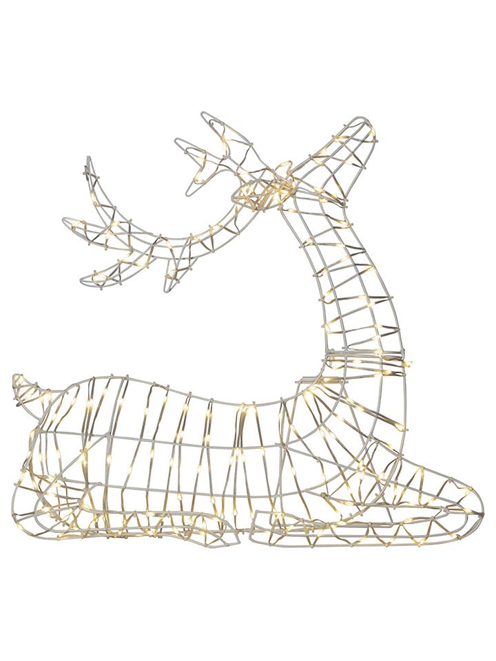 STAR Trading Figurka dekoracyjna LED "Atja" w kolorze ciepłej bieli - 92 x 64 cm rozmiar: onesize