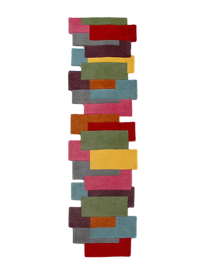 Flair Rugs Wełniany chodnik ze wzorem rozmiar: 60x230 cm