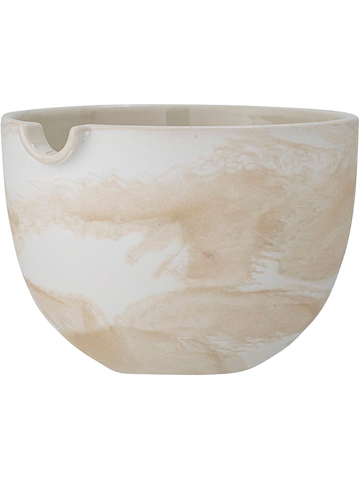 Bloomingville Miska "Toula" w kolorze beżowym do serwowania - Ø 17 cm rozmiar: onesize