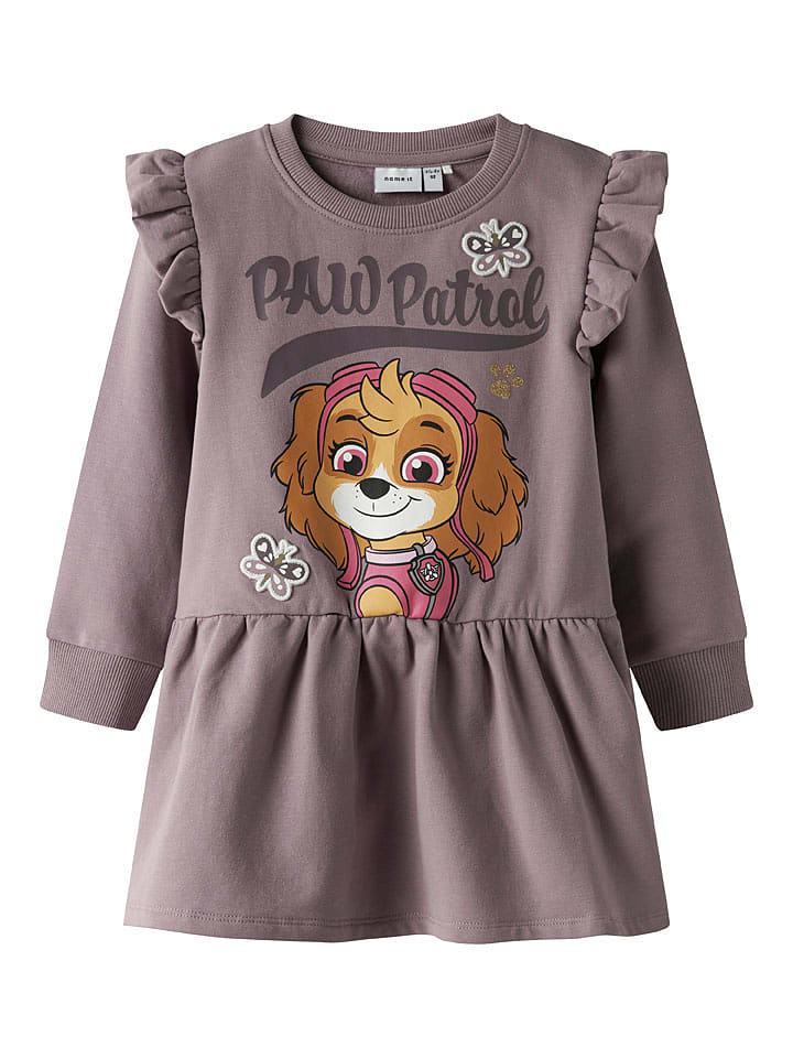 name it Sukienka "Sanna" w kolorze fioletowo-pomarańczowym rozmiar: 122