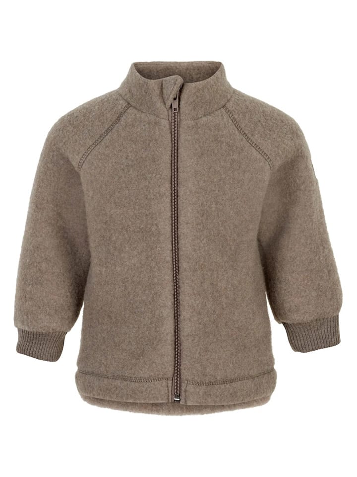 mikk-line Wełniana kurtka w kolorze jasnobrązowym rozmiar: 98