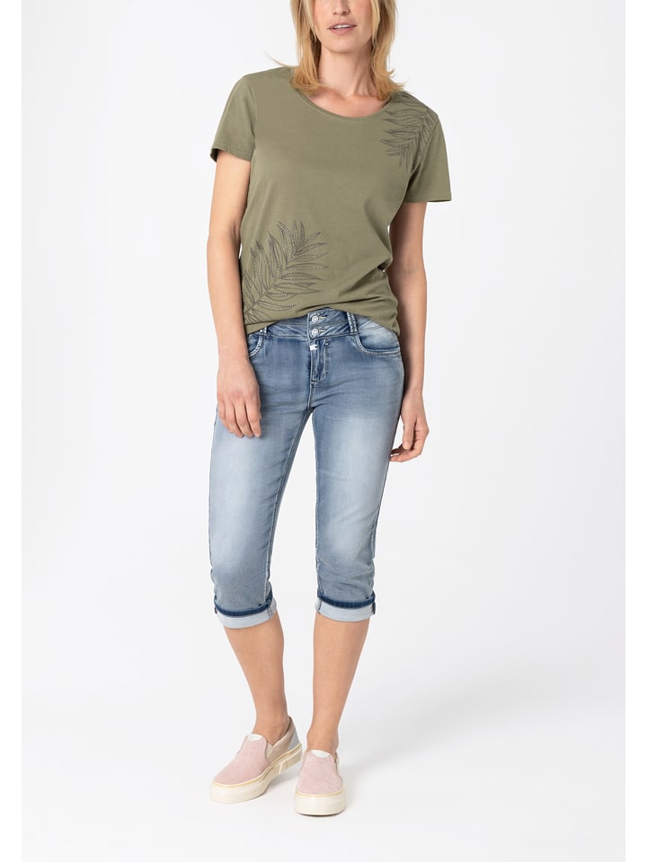 Timezone Koszulka w kolorze khaki rozmiar: L